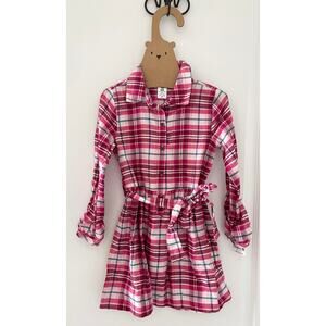 Carter's Plaid Pink Tunic Dress sz 4T